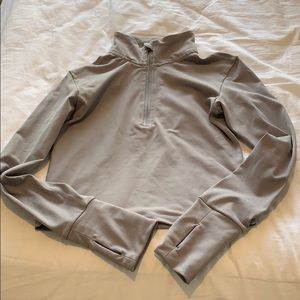 Paragon cropped quarter zip